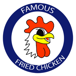 Famous Fried Chicken logo.